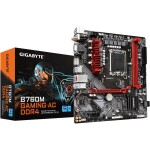 GIGABYTE B760M GAMING AC DDR4 / B760M / LGA 1700 / 2x DDR4 / PCIEx16 / 1x 2.5GLAN / mATX (B760M GAMING AC DDR4)