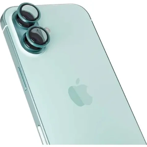 Epico Aluminium Lens Protector ochranné sklo fotoaparátu pro Apple iPhone 16/16 Plus modro-zelebá (90812151600002)