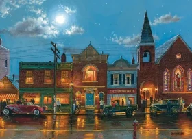 COBBLE HILL Puzzle Večerní ulice