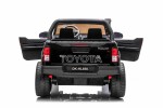 Mamido Dětské elektrické autíčko Toyota Hilux 2x24V7Ah | 4x200W | 4x4 | pro 2 děti | ECO kůže | EVA kola černé