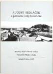 August Sedláček pomocné vědy historické