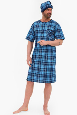 Pánská košile Cornette 110/35 long/r 3XL-5XL tmavě modrá 4XL