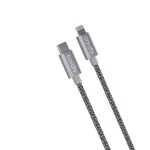 Epico pletený kabel USB-C na Lightning 60W 1.8m - vesmírně šedá (9915101300184)