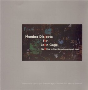 Membra Disjecta for John Cage DVD