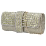 Módní dámské psaníčko Michelle Moon Asiri, zlaté