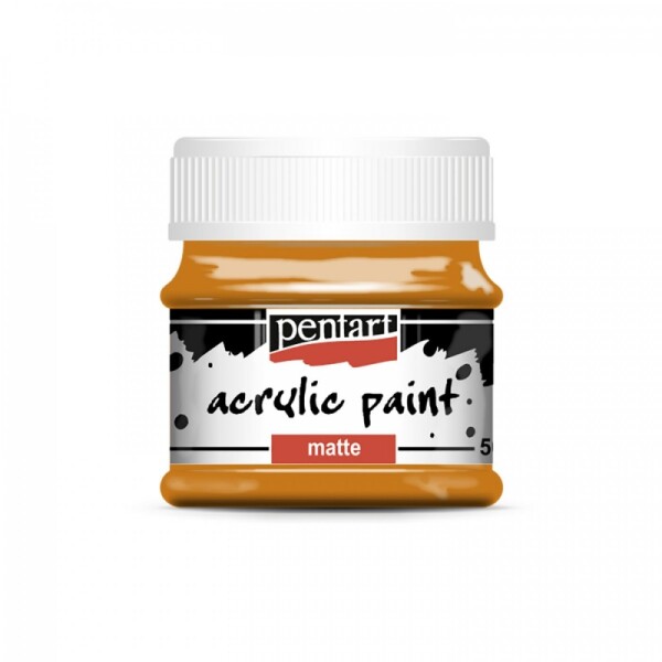 Pentart Matte Acryl 50 ml terracota žlutočervená