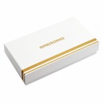 Luxusní dámská kožená lakovaná peněženka Gregorio Percis, stříbrná