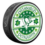 Mustang Puk Pittsburgh Penguins NHL Lucky St. Patrick's Day Puck