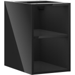 MEXEN - Box-A otevřená skříňka s policí 30, černá lesk 91AX2-0300-470-0-70