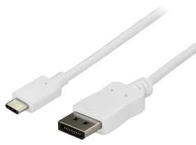 StarTech USB-C na DisplayPort adaptér bílá / Adaptér / 4K 60Hz / 1,8 m (CDP2DPMM6W)