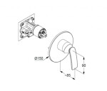 KLUDI - Balance Sprchová baterie pod omítku, chrom 527550575