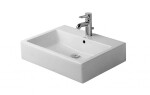 DURAVIT - Vero Umyvadlo nábytkové 60x47 cm, s 1 otvorem pro baterii, s WonderGliss, alpská bílá 04546000271