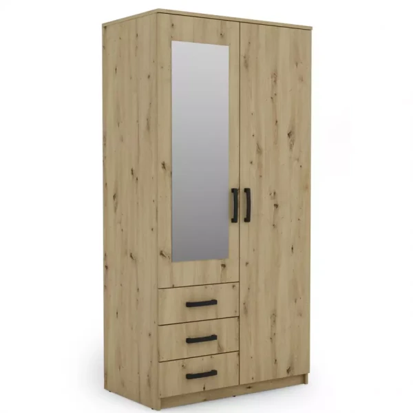 Skříň Duna 2 artisan/zrcadlo