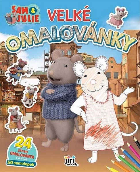 Velké omalovánky Dům myšek Sam & Julie