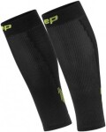 CEP pánské běžecké kompresní lýtkové návleky 5.0 - black/lime Velikost: IV (39-44 cm obvod lýtka)