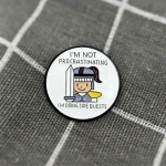 Pinarna.cz I'm not procrastinating I'm doing side quests / Neprokrastinuji, plním vedlejší úkoly - bílý