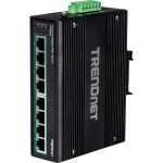TrendNet TI-PG80B TRENDnet TI-PG80B - Switch - unmanaged - 8 x 10/100/1000 (PoE+) průmyslový ethernetový switch 10 / 100 / 1000 MBit/s