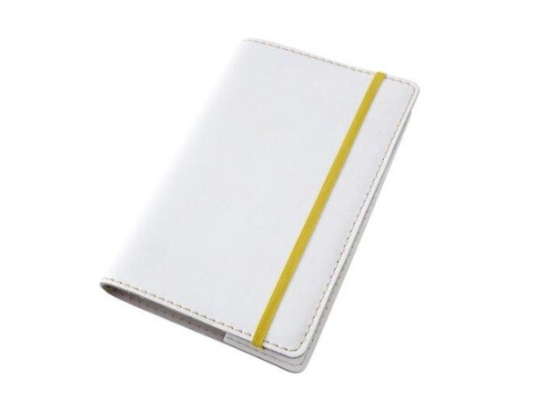 Kožený obal na diář Moleskine XL 25 19 cm kůže bílá deluxe