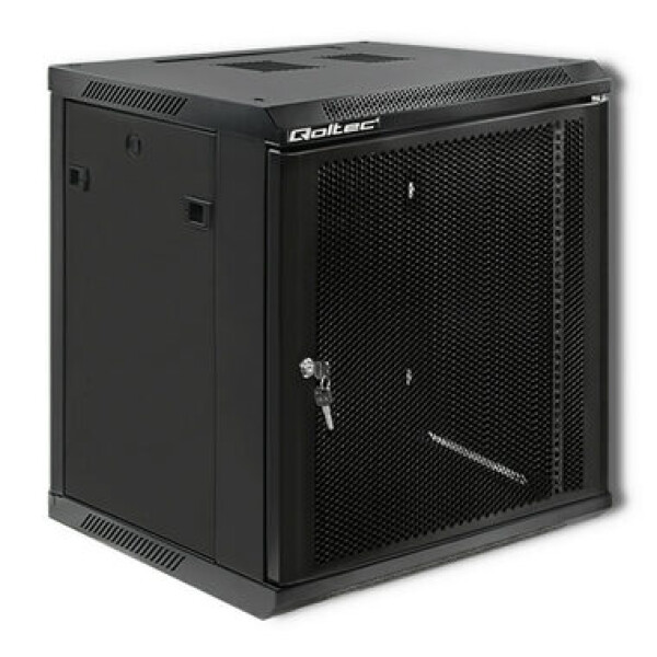 Qoltec 54490 RACK skříň 19" / 12U / 600 x 635 x 600 / perforované dvěře (54490-Q)