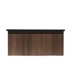 Koupelnová skříňka s deskou z umělého kamene SAT Evolution 78x30x44,8 cm ořech mat SATEVO80NATK SATEVO80NATK