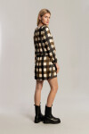 Benedict Harper Dress Aster Khaki Grid