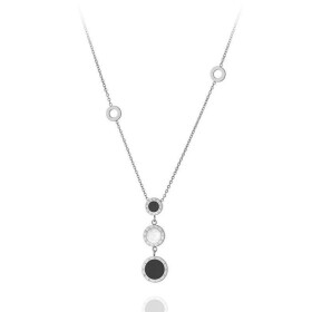 Ocelový náhrdelník Matia - chirurgická ocel, Stříbrná 40 cm + 5 cm (prodloužení)