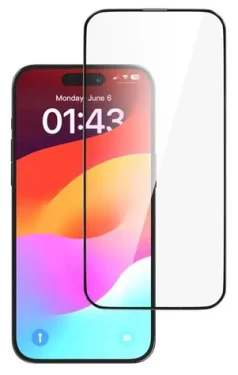 Devia Star Series černá / Ochranné sklo / Apple iPhone 17e/16e/14/13/13 Pro (6942297123212)