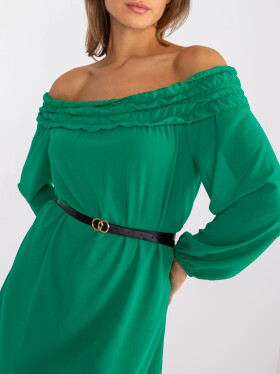 Dámské šaty SK model 17410464 one size tmavě zelená - FPrice
