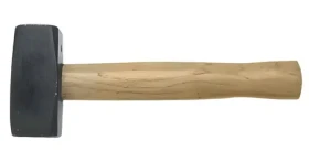 Top Tools Kamenické kladivo s dřevěnou rukojetí 1 kg / Kladivo / dřevěná rukojeť / 1 kg (02A010)