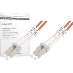 Digitus DK-2533-03/3 optické vlákno optické vlákno kabel [1x zástrčka LC - 1x zástrčka LC] 50/125 µ Multimode OM3 3.00 m