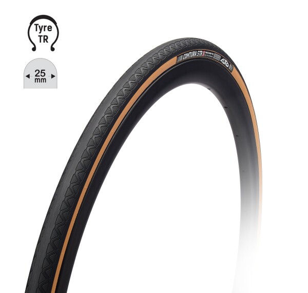 Plášť TUFO Comtura 5TR25, 700 x 25C, kevlar, bezdušový černo-béžový