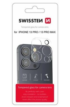 SWISSTEN Ochranné sklo čoček fotoaparátu pro Apple iPhone 13 Pro/13 Pro Max (94500106)