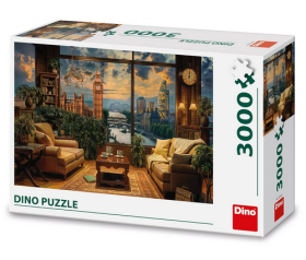 Puzzle Malovaný Londýn 3000 dílků