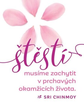 Magnet na lednici - Štěstí musíme zachytit v prchavých okamžicích života - Sri Chinmoy