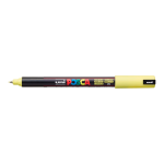 Popisovač Posca PC-1MR, 0,7 mm, pastelově žlutá