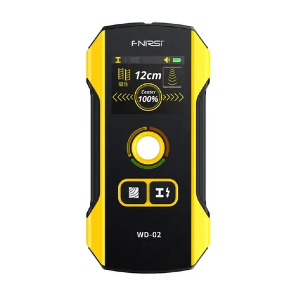 FNIRSI WD-02 / Detektor kovu, kabelů a dřeva / hloubka 120 mm / TFT displej / USB-C (WD-02)