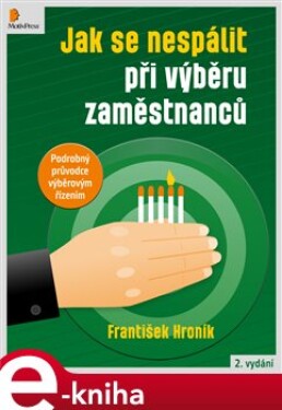 Jak se nespálit při výběru zaměstnanců - František Hroník e-kniha