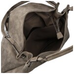 Trendy dámská koženková kabelka na rameno Sheryl, khaki