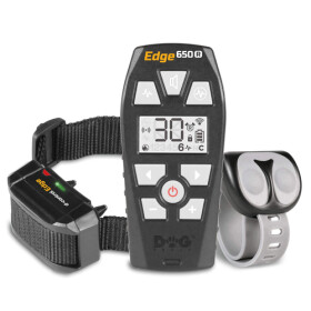 Elektronický výcvikový obojek pro psy d-control Edge 650R s prstýnkovým ovladačem