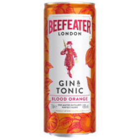 Beefeater Blood Orange & Tonic 4,9% 0,25 l (plech)