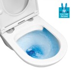 Mereo WC závěsné, RIMLESS, 530x355x360, keramické, vč. sedátka CSS123 VSD81S