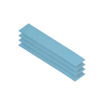 ARCTIC Thermal Pad TP-3 120 x 20 mm - 0.5 mm 4 ks / hustota 3.40 g na cm3 (ACTPD00055A)