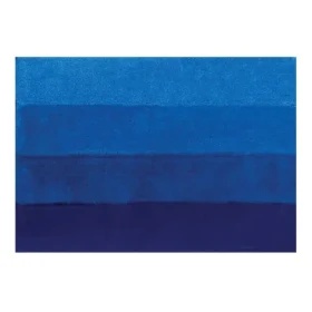 Spirella FOUR koupelnová předložka 60 x 90 cm modrá / polyester / protiskluzová (7610583161734)