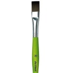 Štětec DaVinci zelený plochý 374 - 20