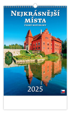 Nástěnný kalendář 2025 Helma - Nejkrásnější místa ČR