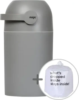 Magic MA-C110GR grafitová / Koš na pleny / 40 l / 52 x 26 cm (MAG000004)