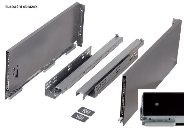 Strong výsuv StrongMax 500/185mm černý (503021)