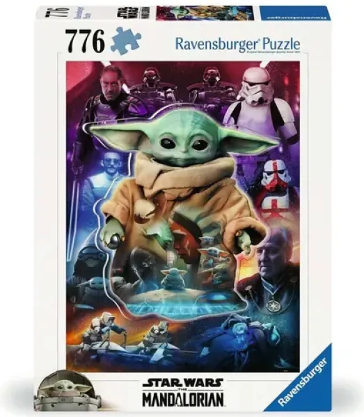 RAVENSBURGER Puzzle Star Wars Mandalorian: Groguho cesta