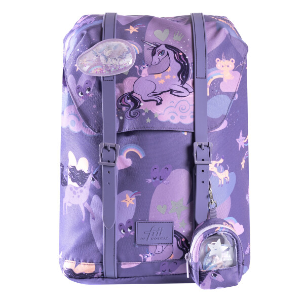Ergonomický školní Frii of Norway 22L Unicorn Purple