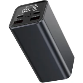 YENKEE YPB 2100 černá / Power Banka / 20000 mAh / 100W / 2x USB-C / 2x USB-A (8590669368129)